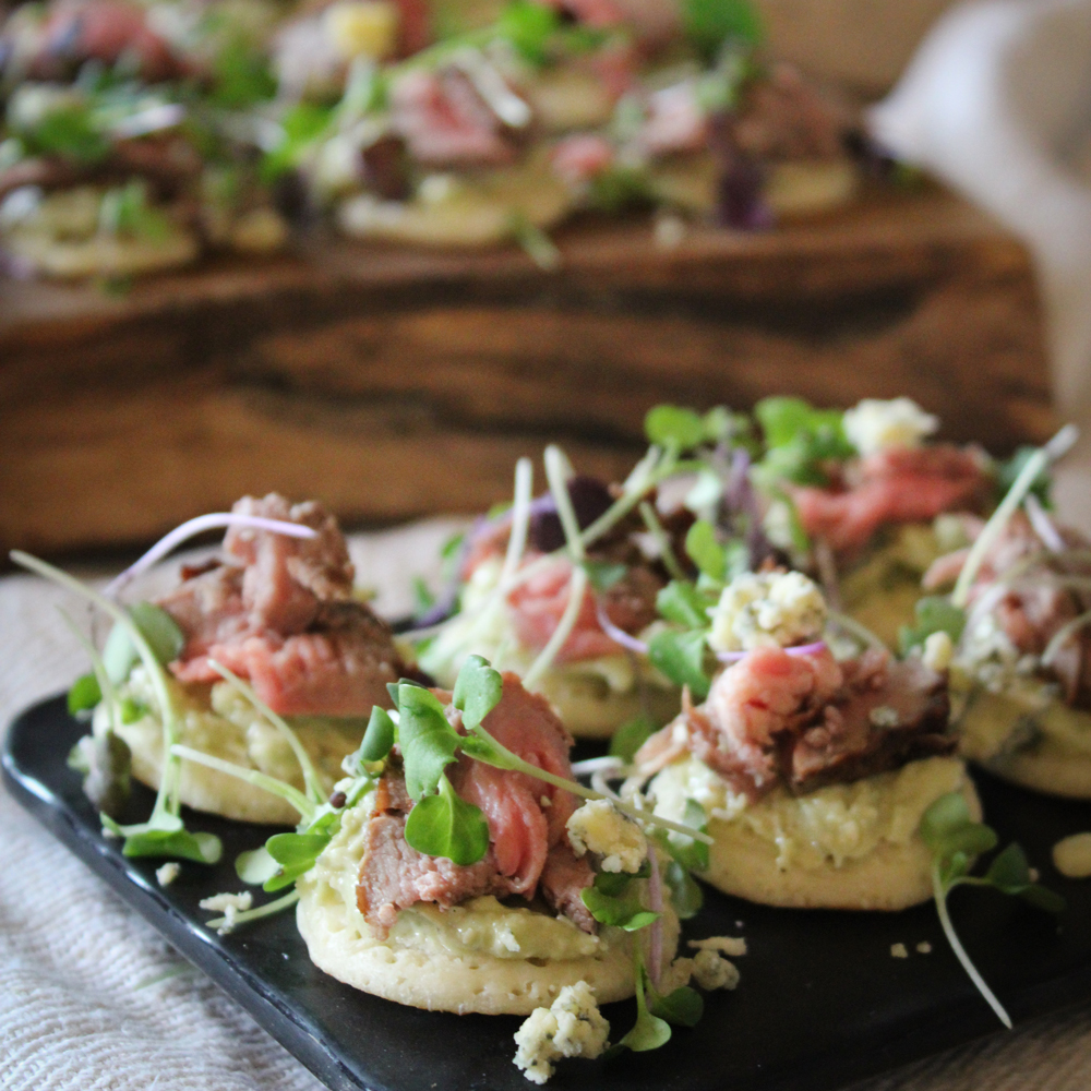 Simple Canapes for New Year's Eve Celebrations