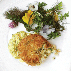 Yorkshire Rapeseed Oil Recipe - Pollock Fishcakes with homemade Tartare Sauce & Pickled Samphire